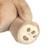 Peluche - peluche ours patachon taupe - 80 cm Marron 3 - vertbaudet enfant 