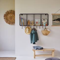 Chambre et rangement-Patère en métal enfant 4 niches 100 sona