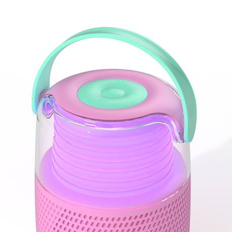 Enceinte bluetooth karaoke avec micro changeur de voix Rose+Vert 3 - vertbaudet enfant 