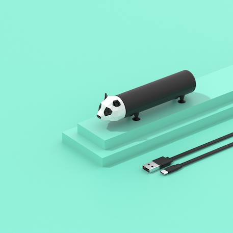 Batterie externe power pets panda MULTICOLORE 5 - vertbaudet enfant 