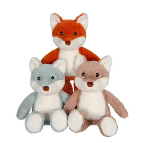 Peluche - peluche renard marron roux fall friends - 18 cm Orange 3 - vertbaudet enfant 