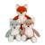 Peluche - peluche renard marron roux fall friends - 18 cm Orange 3 - vertbaudet enfant 