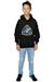 Sweat à capuche coton nasa spacelab life science Gris chiné+Noir 11 - vertbaudet enfant 