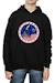 Sweat à capuche rocket coton nasa 76 Gris chiné+Noir 10 - vertbaudet enfant 