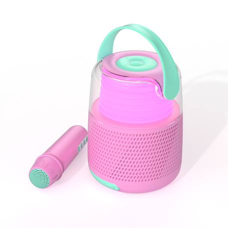 Enceinte bluetooth karaoke avec micro changeur de voix Rose+Vert 4 - vertbaudet enfant 