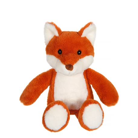 Peluche - peluche renard marron roux fall friends - 18 cm Orange 1 - vertbaudet enfant 