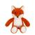 Peluche - peluche renard marron roux fall friends - 18 cm Orange 1 - vertbaudet enfant 