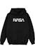 Sweat à capuche coton nasa Blanc+Noir 7 - vertbaudet enfant 