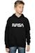 Sweat à capuche coton nasa Blanc+Noir 9 - vertbaudet enfant 