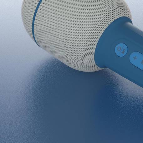 Micro groovy Navy - Micro karaoké bluetooth, effets de voix, mode duo et pochette Bleu navy+Rose 5 - vertbaudet enfant 