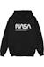 Sweat à capuche coton nasa aeronautics and space Noir 1 - vertbaudet enfant 