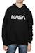 Sweat à capuche coton nasa Blanc+Noir 10 - vertbaudet enfant 