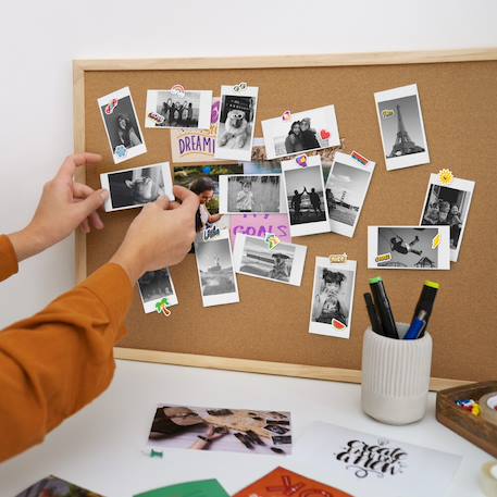 Appareil photo avec impression pixiprint Rose saumon+Turquoise 12 - vertbaudet enfant 
