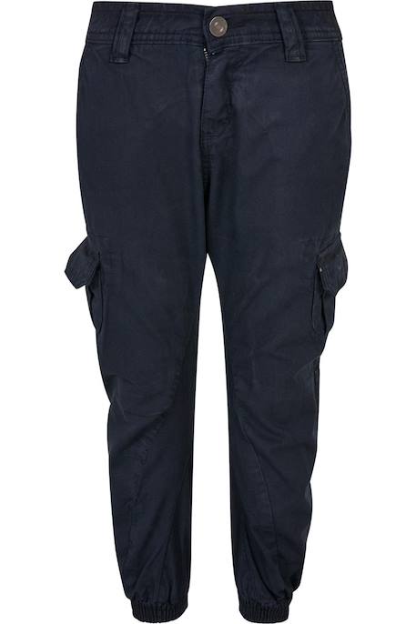 Pantalon de jogging à poches coton Bleu marine+Noir 1 - vertbaudet enfant 