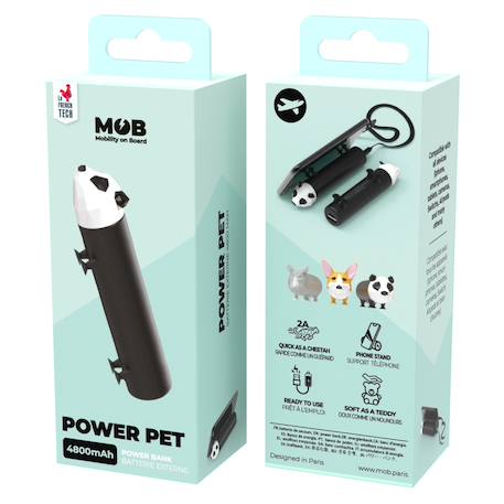 Batterie externe power pets panda MULTICOLORE 6 - vertbaudet enfant 
