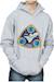 Sweat à capuche coton nasa spacelab life science Gris chiné+Noir 4 - vertbaudet enfant 