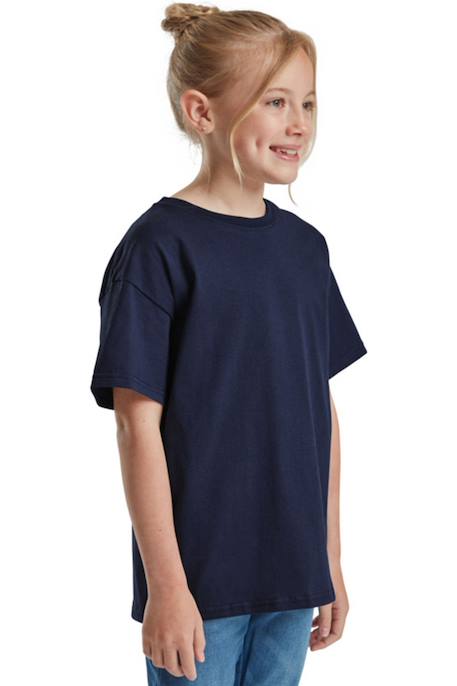T-shirt coton valueweight Bleu marine+Bleu roi+Rouge+Tournesol 3 - vertbaudet enfant 