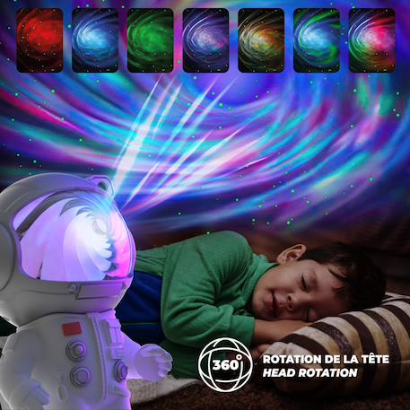 Projecteur Ciel Étoilé Stellar Light - Lampe Galaxie & Veilleuse relaxante - MOB Blanc 2 - vertbaudet enfant 