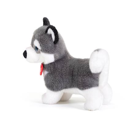 Peluche chien husky 21 cm Gris 3 - vertbaudet enfant 