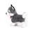 Peluche chien husky 21 cm Gris 3 - vertbaudet enfant 