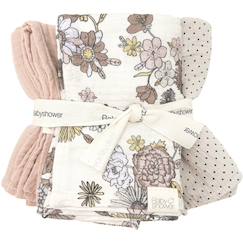 Puériculture-Matelas, accessoires de lange-Lot de 3 langes bardot (70 x 70 cm)