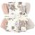 Lot de 3 langes bardot (70 x 70 cm) Ecru, rose, jaune 1 - vertbaudet enfant 