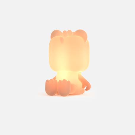 Veilleuse Dino Light Multi couleur - Veilleuse Led rechargeable usb-c - MOB Rose et orange 2 - vertbaudet enfant 