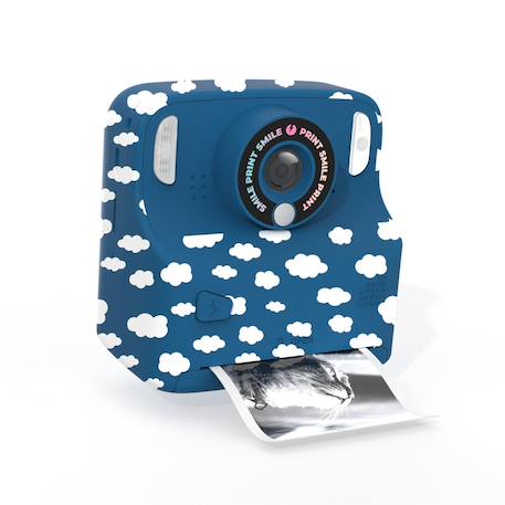 Appareil photo instantané enfant pixiprint - impression noir & blanc Bleu+Rose jaune 1 - vertbaudet enfant 