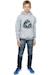 Sweat à capuche coton nasa spacelab life science Gris chiné+Noir 5 - vertbaudet enfant 