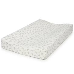 Puériculture-Housse de matelas à langer olive bloom (72 x 45 cm)