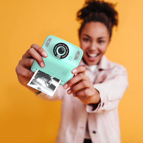 Appareil photo avec impression pixiprint Rose saumon+Turquoise 11 - vertbaudet enfant 