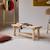 Banc déco enfant en bois de teck 80 kilim Naturel 1 - vertbaudet enfant 