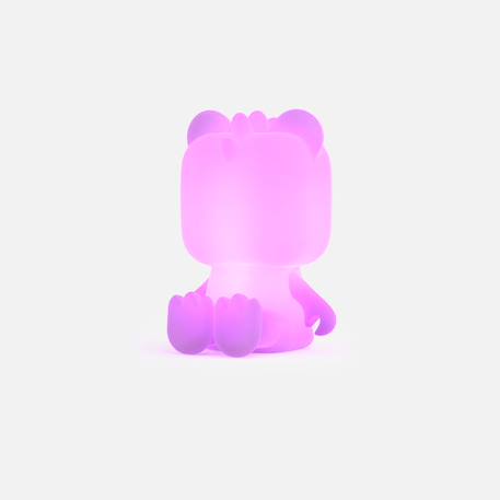 Veilleuse Dino Light Multi couleur - Veilleuse Led rechargeable usb-c - MOB Rose et orange 4 - vertbaudet enfant 