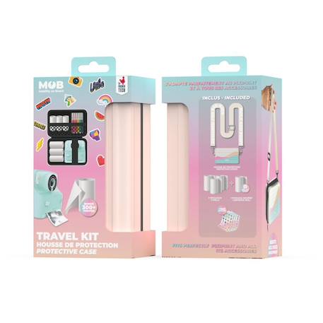 Kit travel pixiprint - housse de transport + 4 rouleaux de papier MULTICOLORE 5 - vertbaudet enfant 