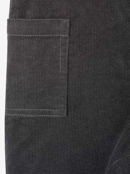 Combinaison bébé en velours côtelé anthracite 5 - vertbaudet enfant 