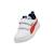 Baskets basses à scratch Blanc white+Puma blanc fierce rouge bleu 11 - vertbaudet enfant 
