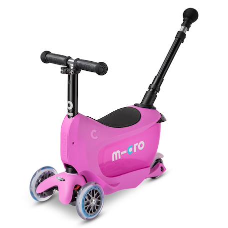 Trottinette évolutive mini 2go deluxe Rose 1 - vertbaudet enfant 