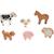 Figurines animaux de la ferme Beige 2 - vertbaudet enfant 