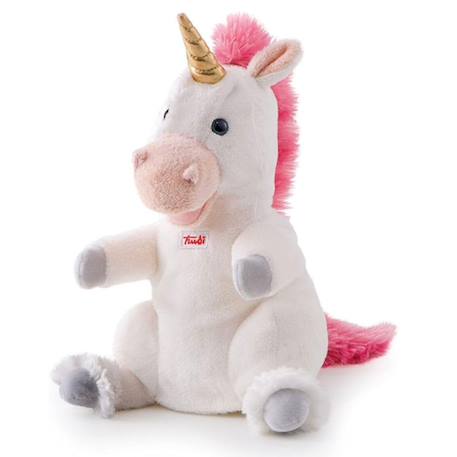 Marionnette licorne Blanc 1 - vertbaudet enfant 