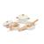 Ensemble de casseroles en bois Blanc 1 - vertbaudet enfant 