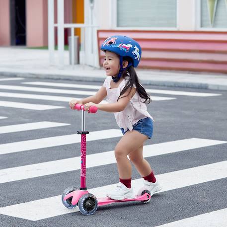 Trottinette 3 roues mini micro deluxe  led Bleu nuit+Rose+Rouge+Vert d'eau+Vert menthe+Violet 8 - vertbaudet enfant 