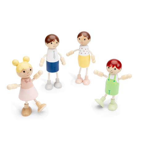 Poupées miniatures en bois Beige 3 - vertbaudet enfant 