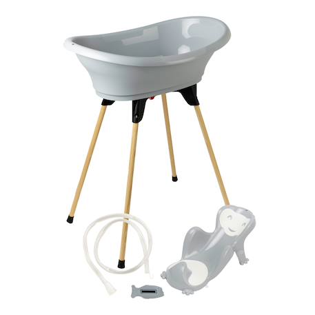 Pack transat vasco 5 gris charme Gris 1 - vertbaudet enfant 