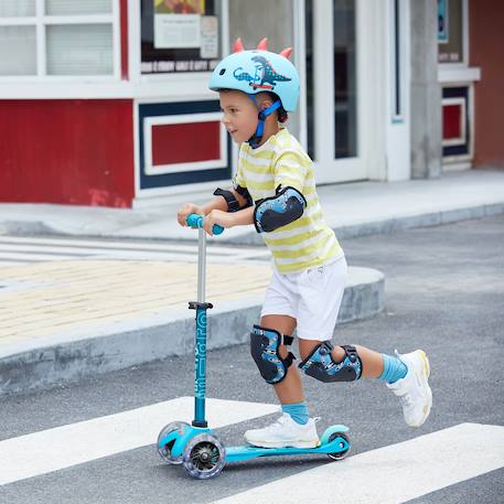 Trottinette 3 roues mini micro deluxe  led Bleu nuit+Rose+Rouge+Vert d'eau+Vert menthe+Violet 20 - vertbaudet enfant 