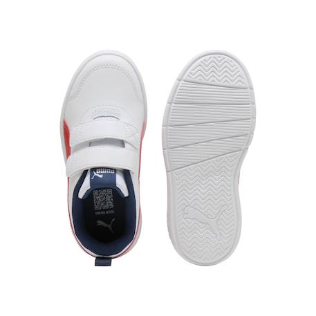 Baskets basses à scratch Blanc white+Puma blanc fierce rouge bleu 12 - vertbaudet enfant 