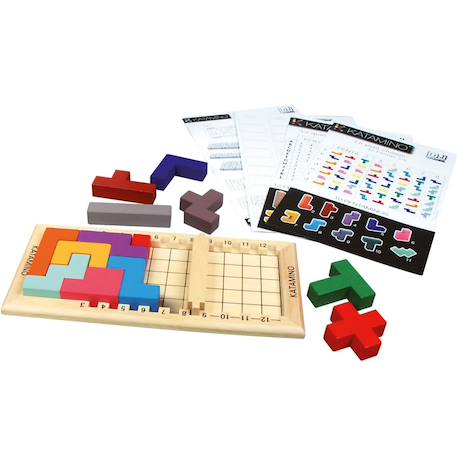 Jeu de logique Katamino Beige 2 - vertbaudet enfant 