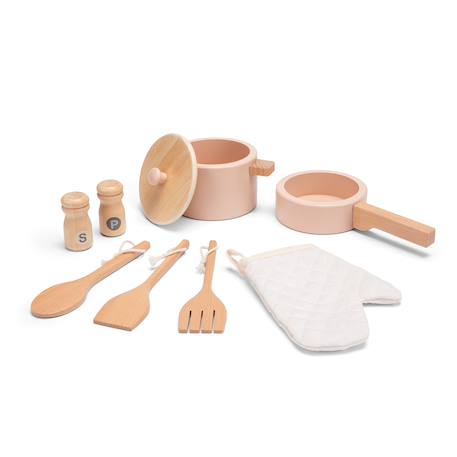 Cuisine en bois et rotin Beige+Rose 8 - vertbaudet enfant 