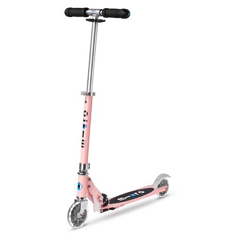 Trottinette enfant micro sprite pearl  led Bleu clair océan+Bleu et rose+Bleu pétrole+Bleu saphir+Rose+Vert eco+Violet 22 - vertbaudet enfant 