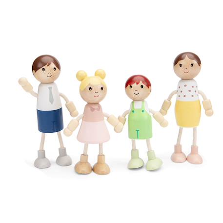 Poupées miniatures en bois Beige 4 - vertbaudet enfant 