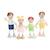 Poupées miniatures en bois Beige 4 - vertbaudet enfant 